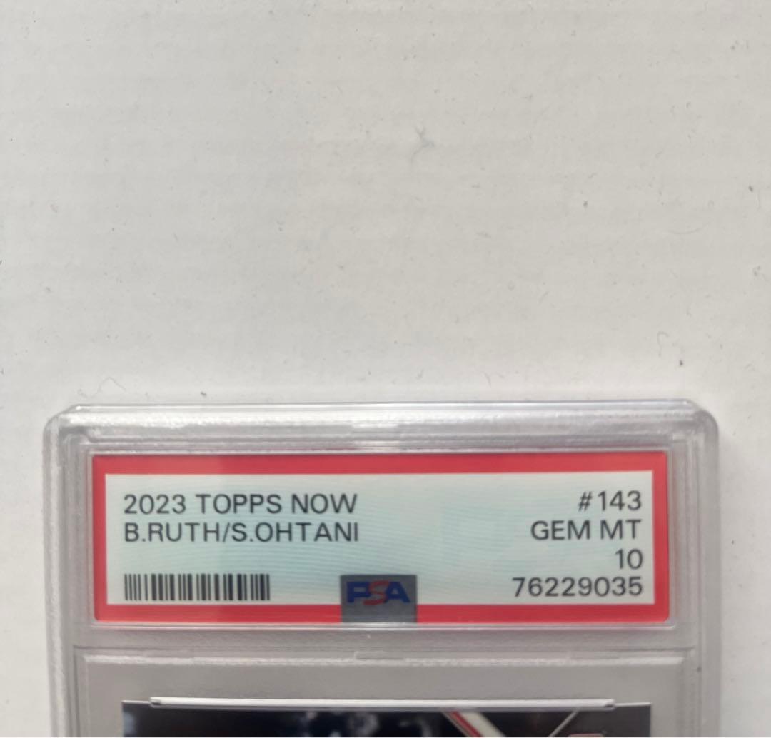 大谷翔平 PSA10 鑑定済 ベイブルース コラボカード #143 topps