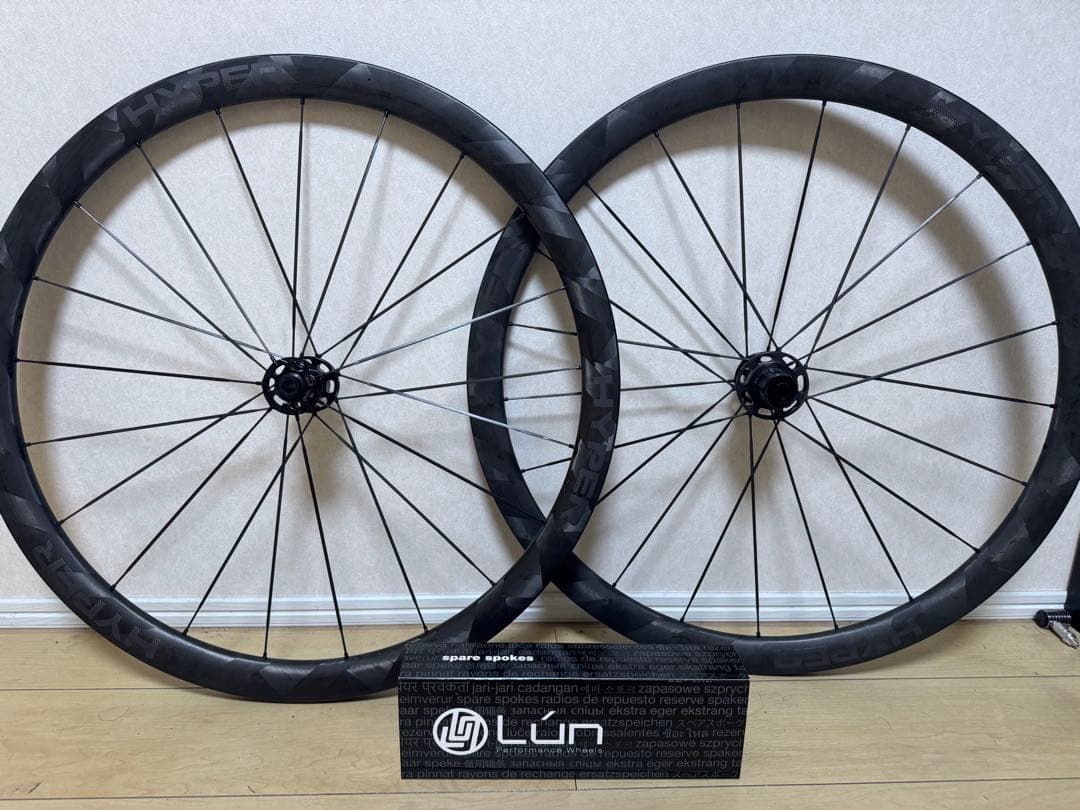 ルンハイパー　LUN HYPER 38mm ディスクホイール　12速/11速