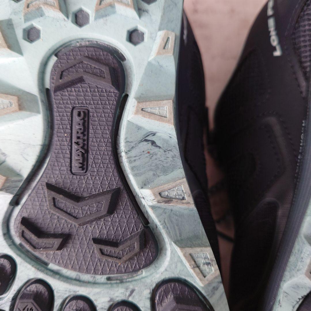 ローンピーク トレイルランニングシューズ ブラック/ミント