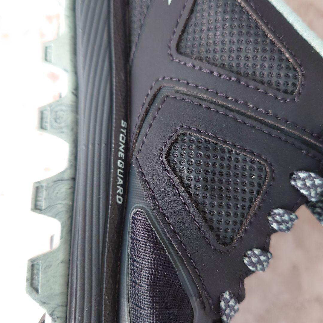 ローンピーク トレイルランニングシューズ ブラック/ミント