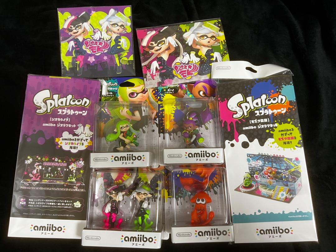 スプラトゥーンamiiboセット　ホタル　アオリ　ガール　ボーイ　イカ