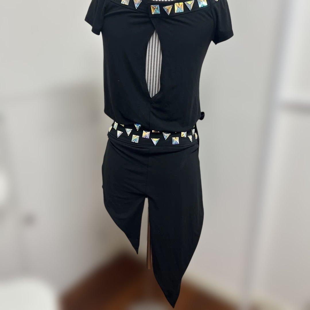 チャコット　ラテンドレス　ブラック　M