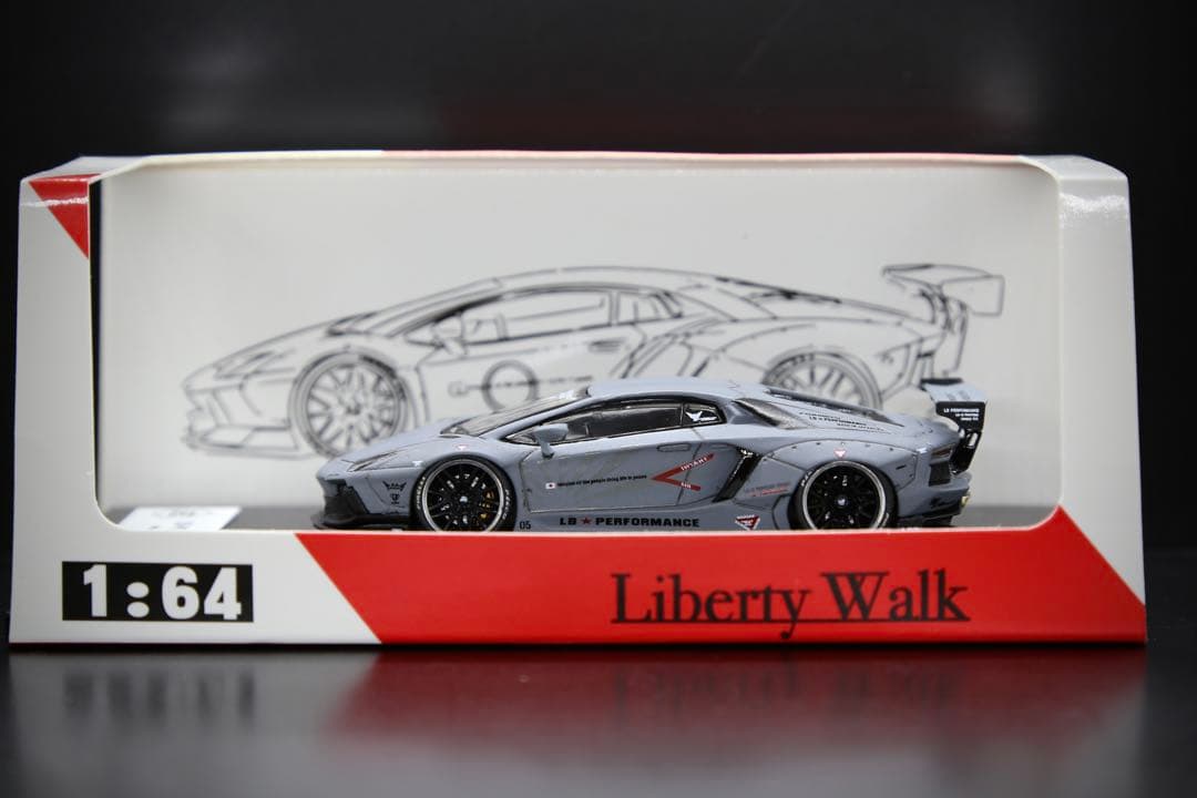ミニカー LB [KaiZ] 1/64 Lamborghini Aventador 1.0