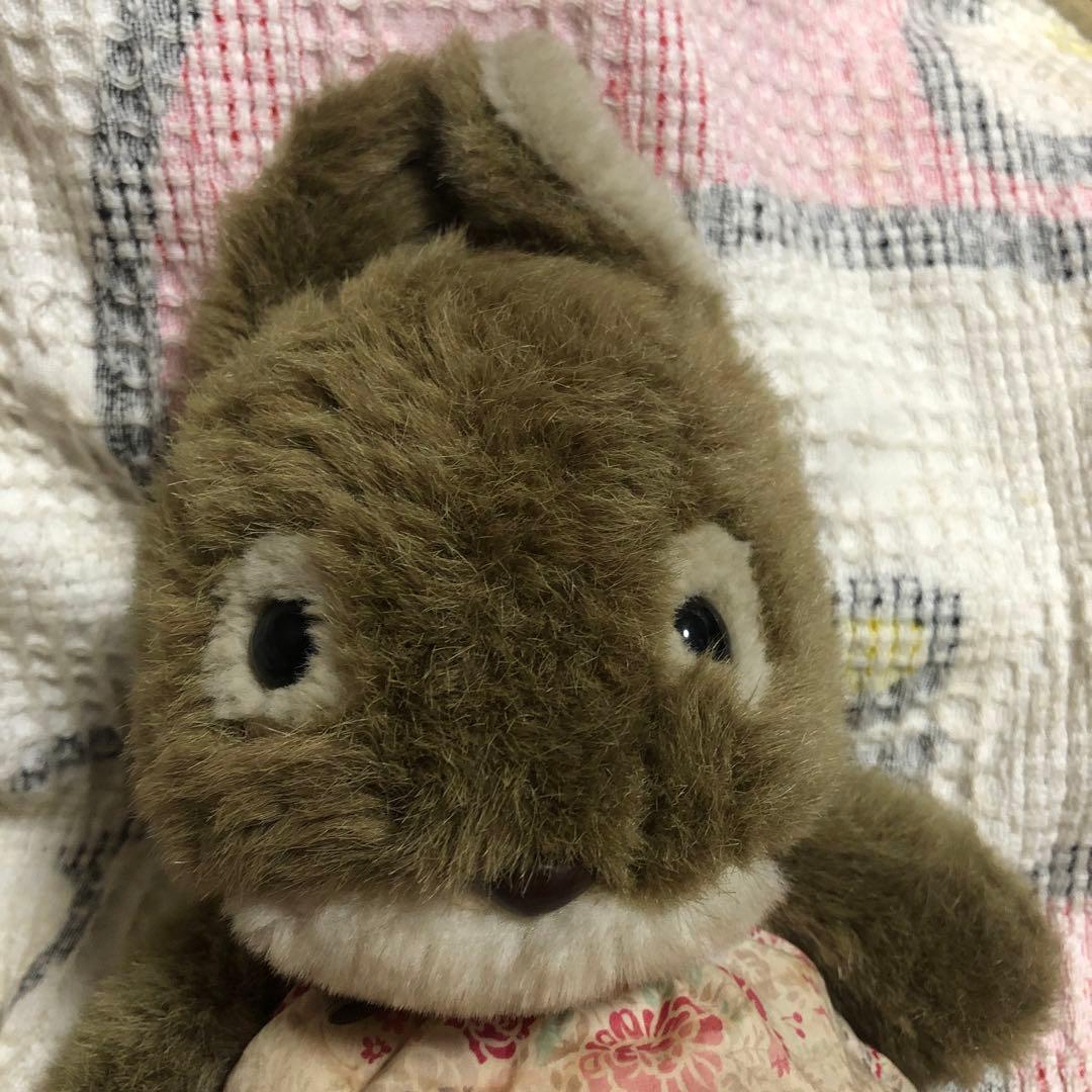 昭和レトロ　ヴィンテージ LIBERTY リバティ　うさぎ　ぬいぐるみ　2コ