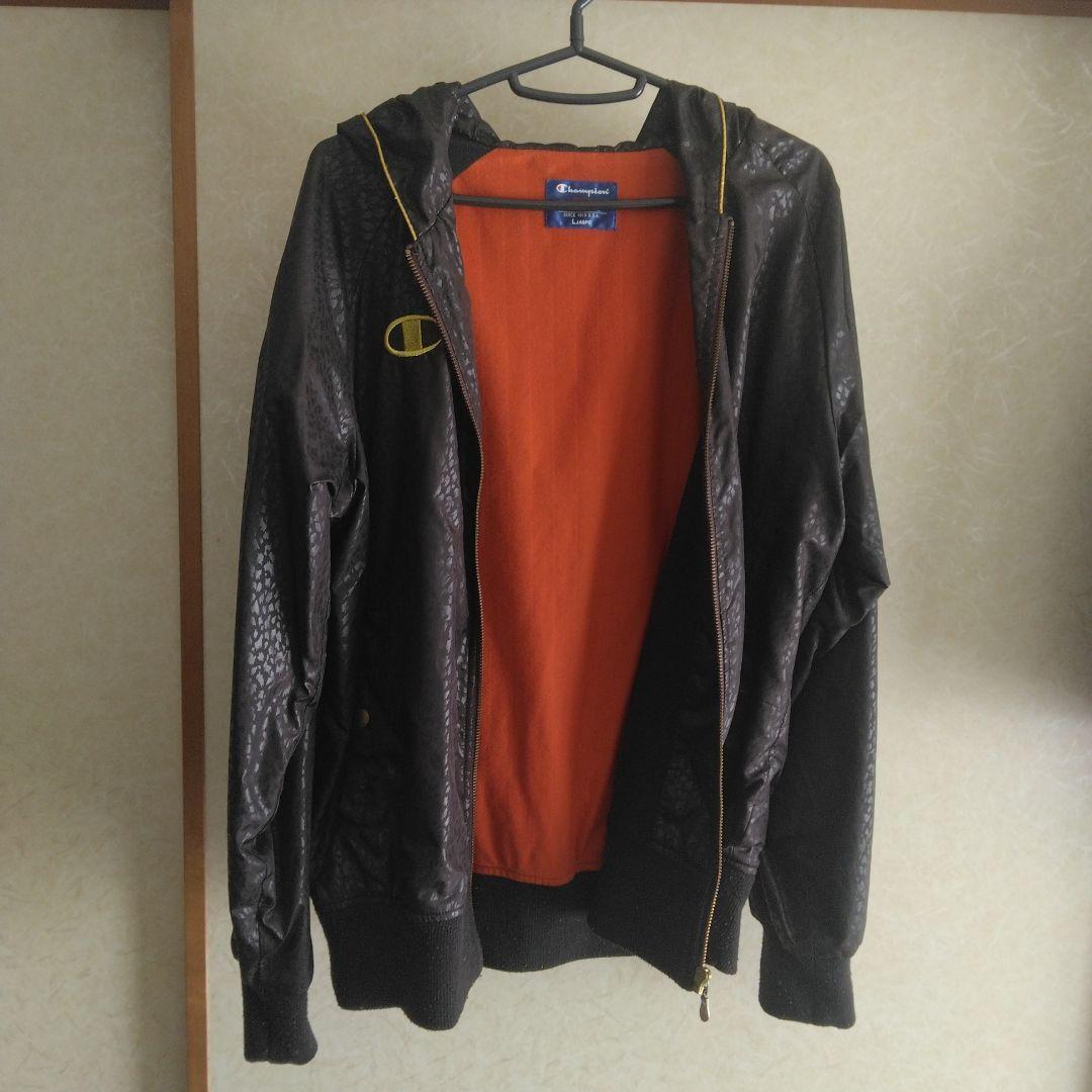 Champion ジャージ上下セット ブラック/ゴールド