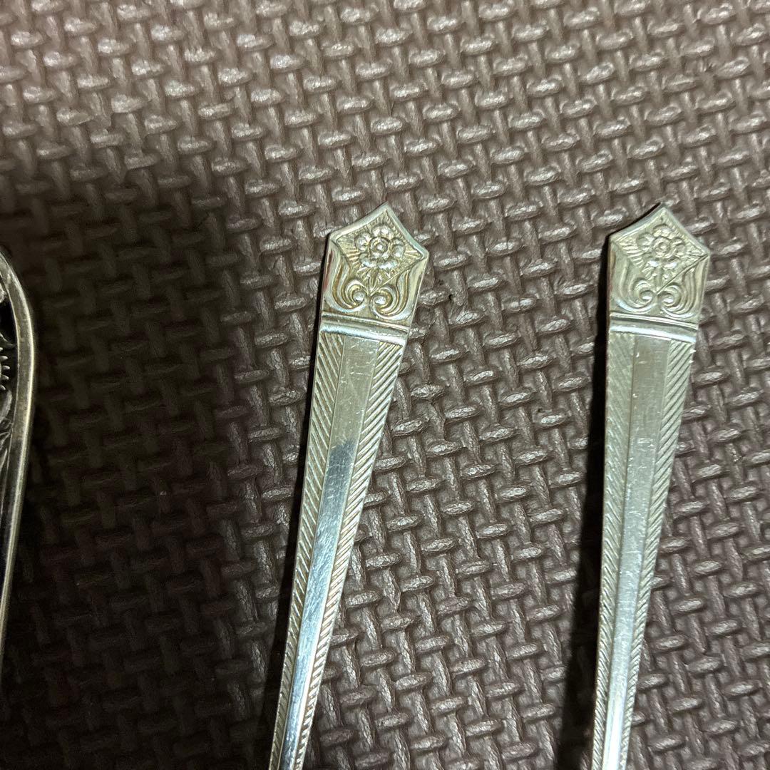 ‼️超希少‼️ロータリーインターナショナル シルバースプーン 2本計６本純銀約90g