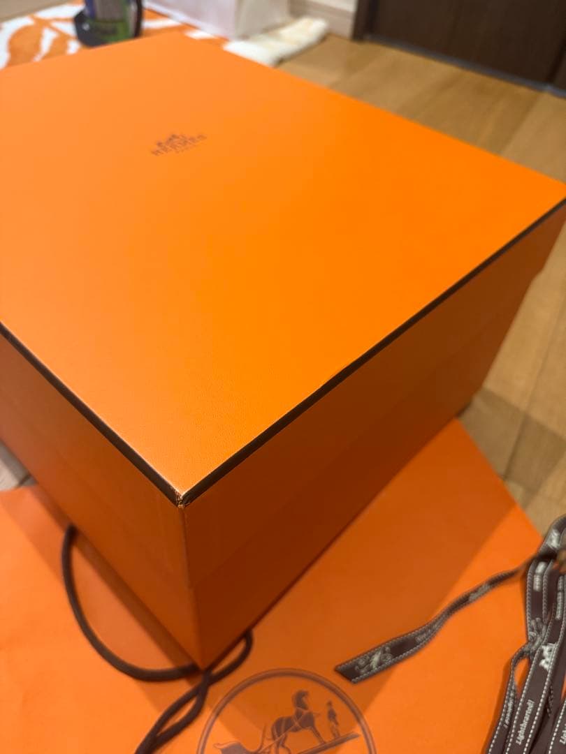 エルメス バーキン30箱 リボン 手提げ袋レインカバー