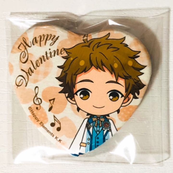 新品★あんスタ★Ra*bits【天満光】バレかく★特典★ハート缶バッジ