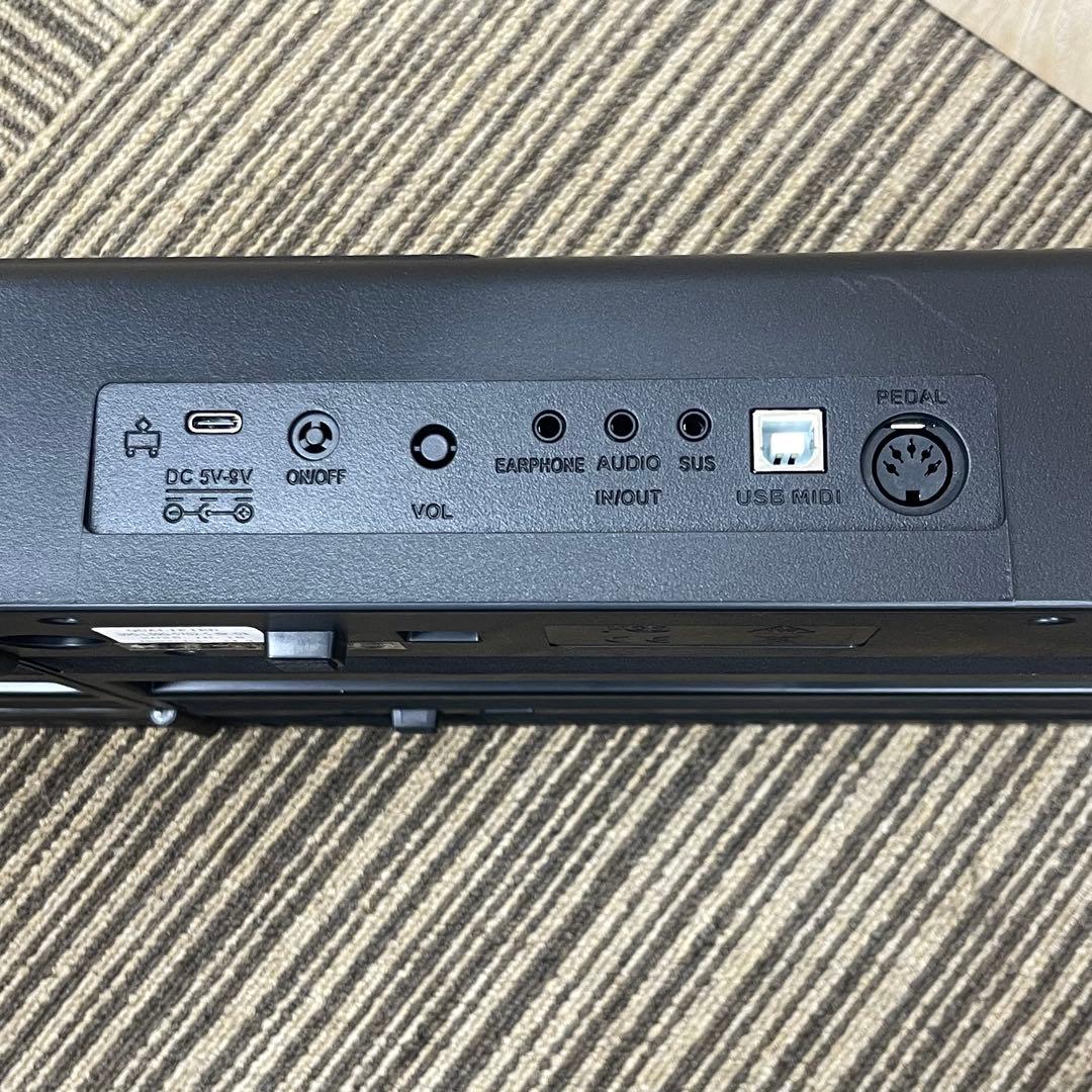 新品未使用◆電子ピアノ 88鍵盤 高音質 多機能 ブラック 黒