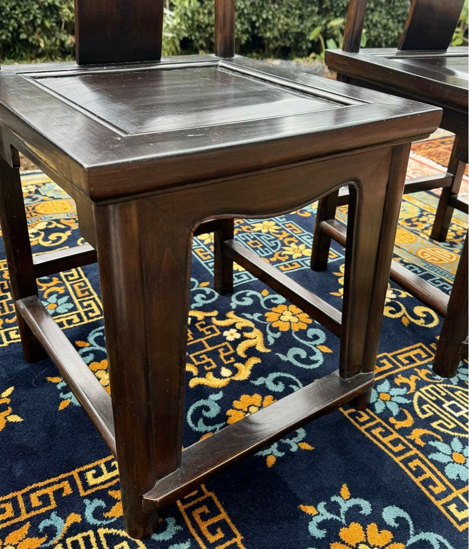 chinoiserie シノワズリ 中国家具 チェア1脚 楡材 Mandarin