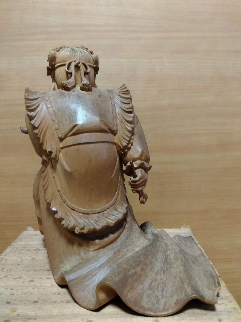 木製伝統人形 彫刻　童子舞　内藤光石作