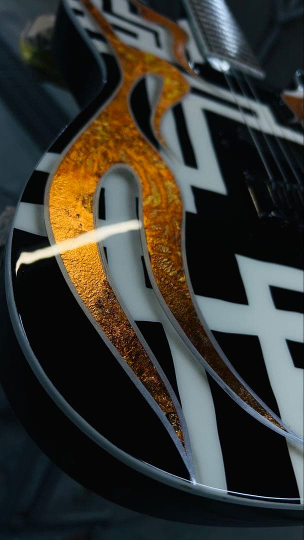 TEJ 布袋モデル風　G柄ファイヤーペイント ※珍しい24F仕様⭐︎samick⭐︎