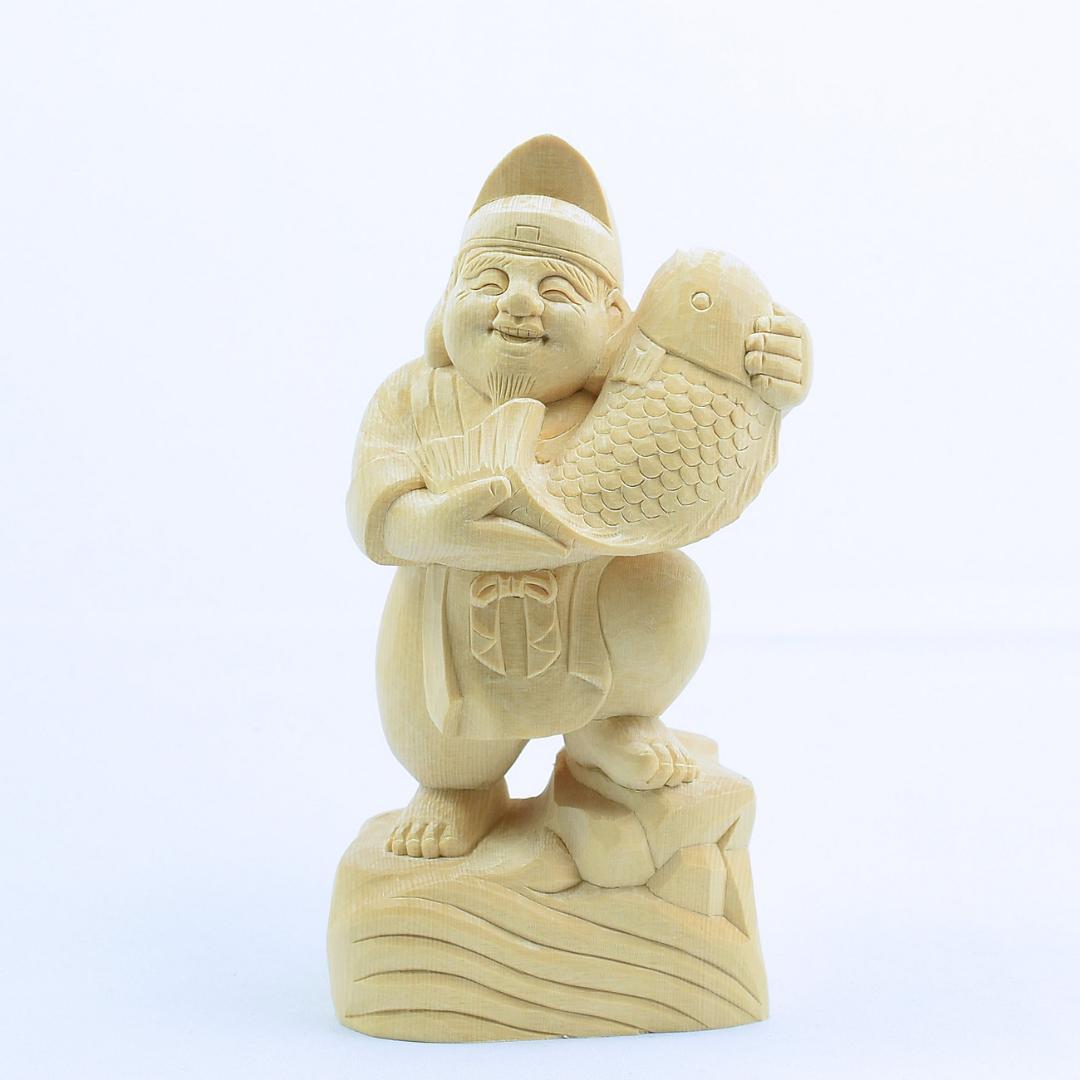 桧　踊り夷大黒　15ｃｍ #008