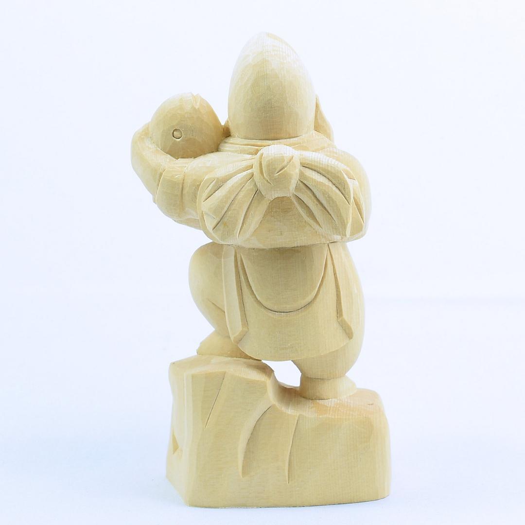 桧　踊り夷大黒　15ｃｍ #008