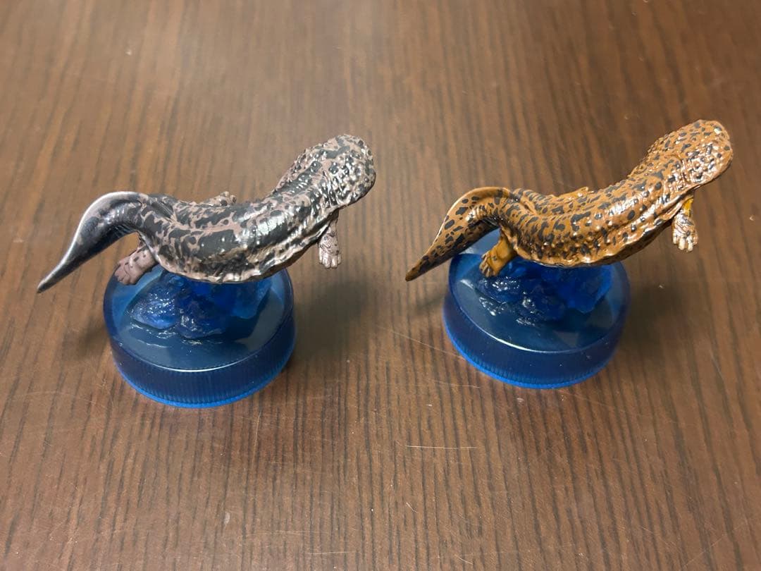 海洋堂 京都水族館 限定 オオサンショウウオ 在来種&交雑種 フィギュア