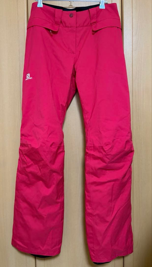 サロモン　美品　SALOMON スキー スノボー　パンツ単品　ピンク　M〜L