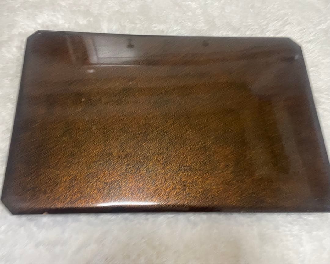 値下げしました　輪島塗り　漆器 膳 金色の花と蝶のデザイン　金蒔絵