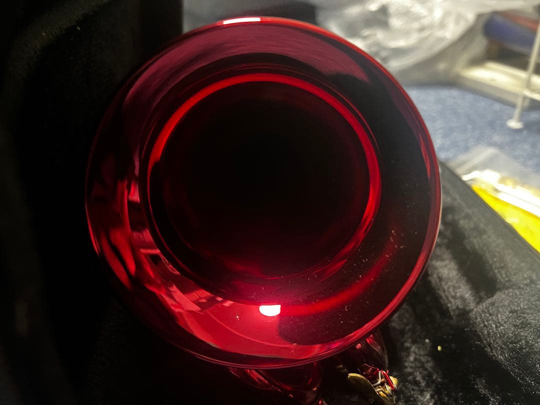 J.Michael 赤色ポケットトランペット本体 付属品セット