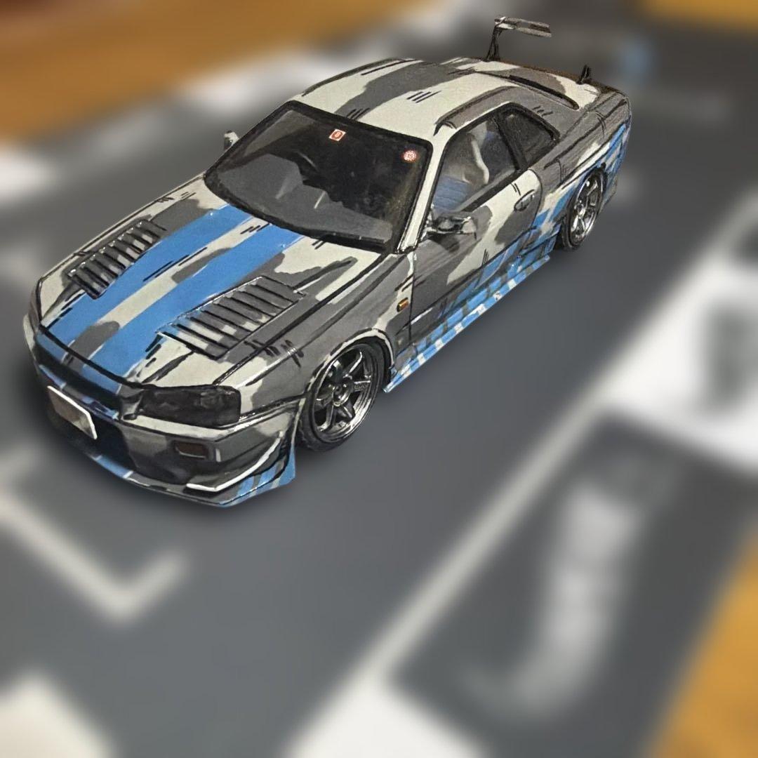 Nissan Skyline GT-R R34 1/24 完成品