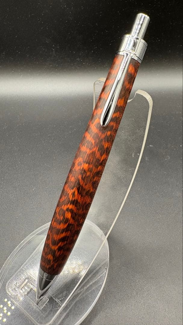 475 超極上　スネークウッド　木軸シャーペン　木軸ボールペン
