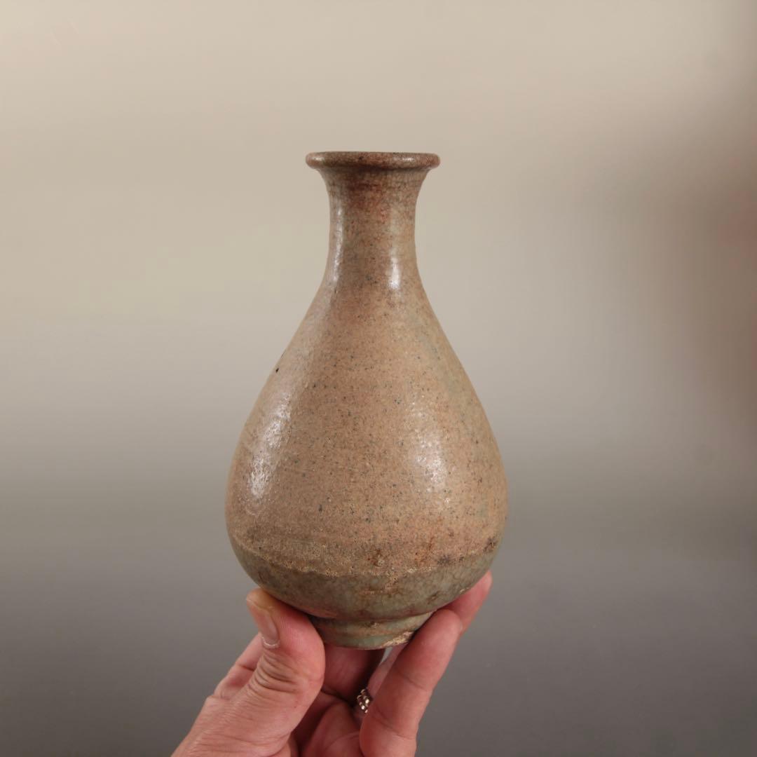 李朝 無地刷毛目 井戸手 徳利 酒器 古美術 古道具 アンティーク 朝鮮美術