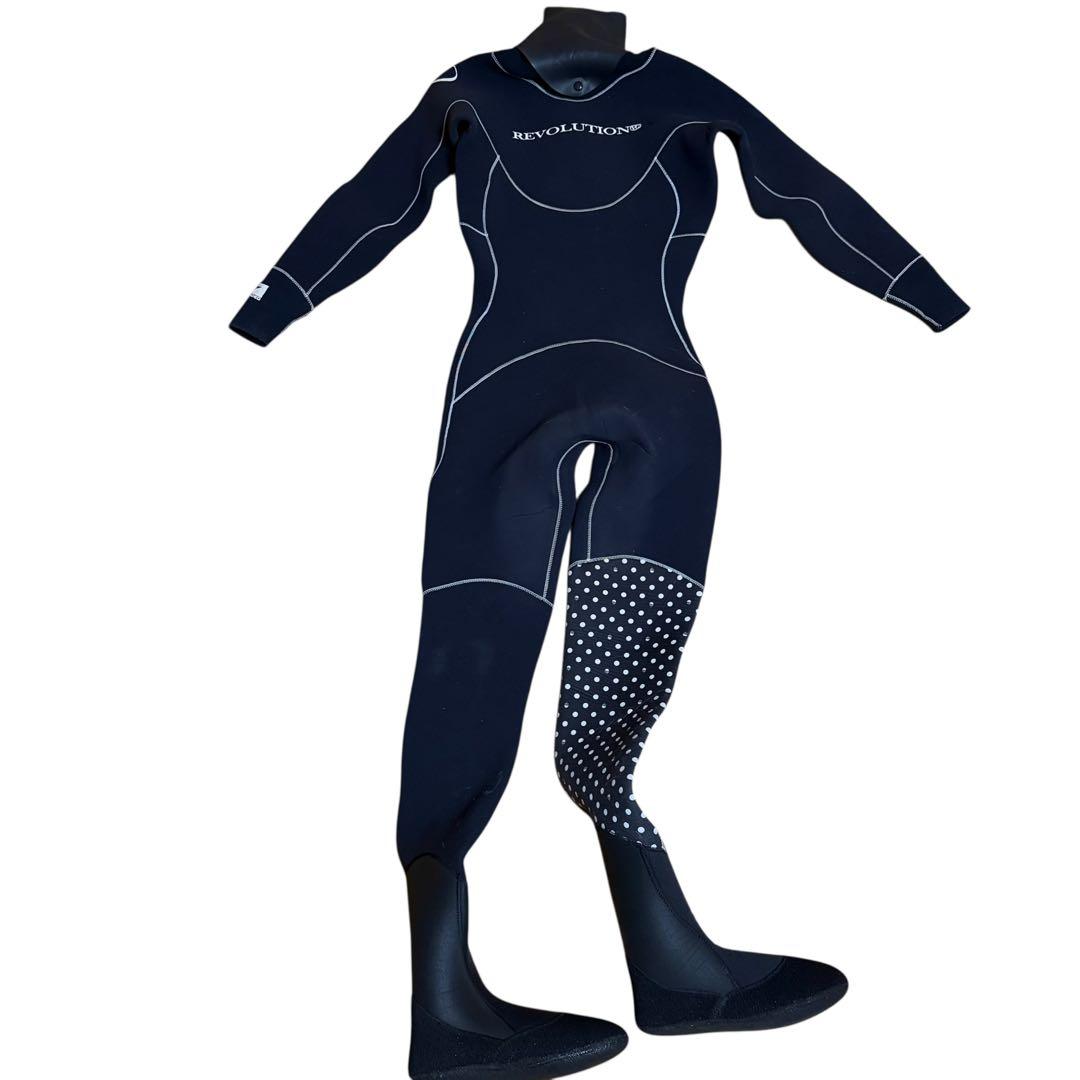 セミドライスーツ　レボリューション　フルスーツ　ブーツ一体型 ウェットスーツ