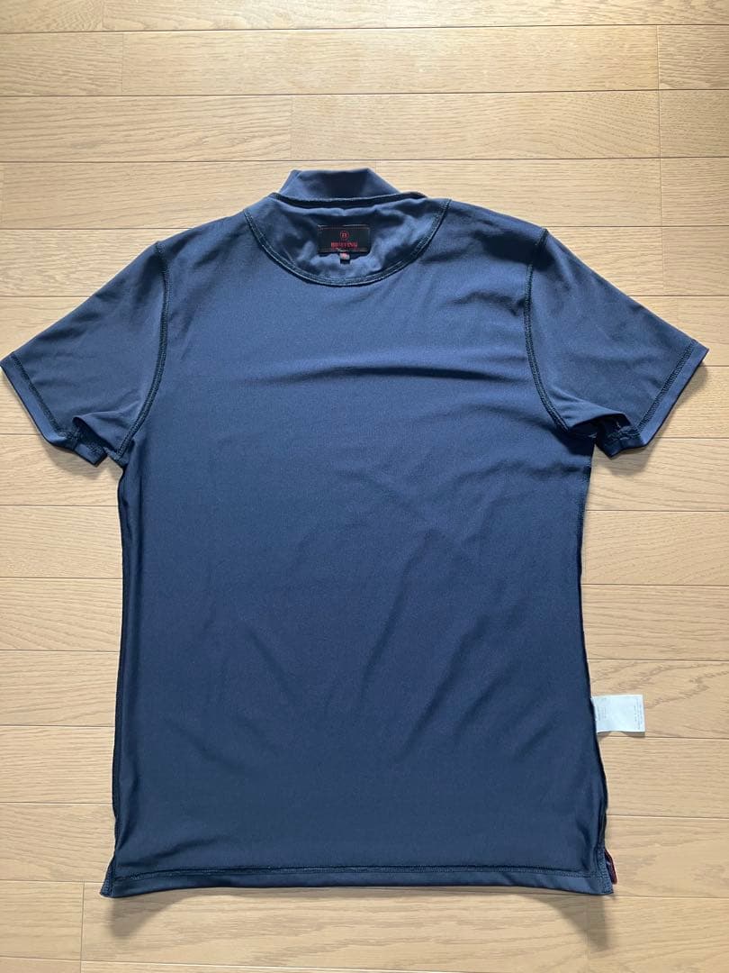 BRIEFING ブリーフィング ゴルフモックネック ネイビー Mサイズ シャツ