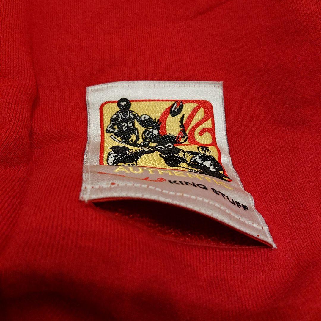 【廃盤 デッドストック】Ruler 極厚刺繍 ラグランスリーブ Tシャツ 2XL