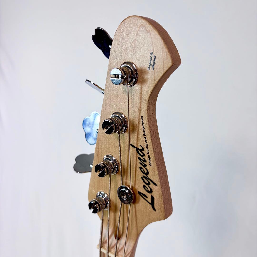 legend LPB-Zプレシジョンベース メイプルネック ホワイト