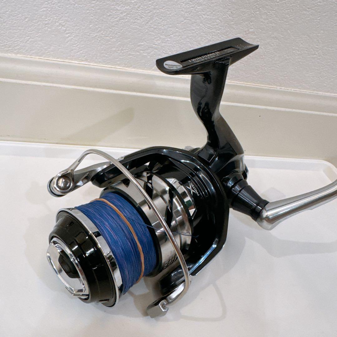 シマノ　ツインパワー　SW８０００HG + バリバス4号ライン