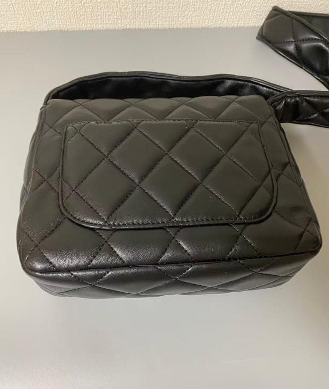 CHANEL マトラッセ フラップバッグ ブラック