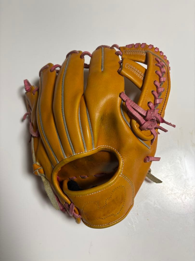 Ori9 硬式野球グローブ 日本製 オレンジ