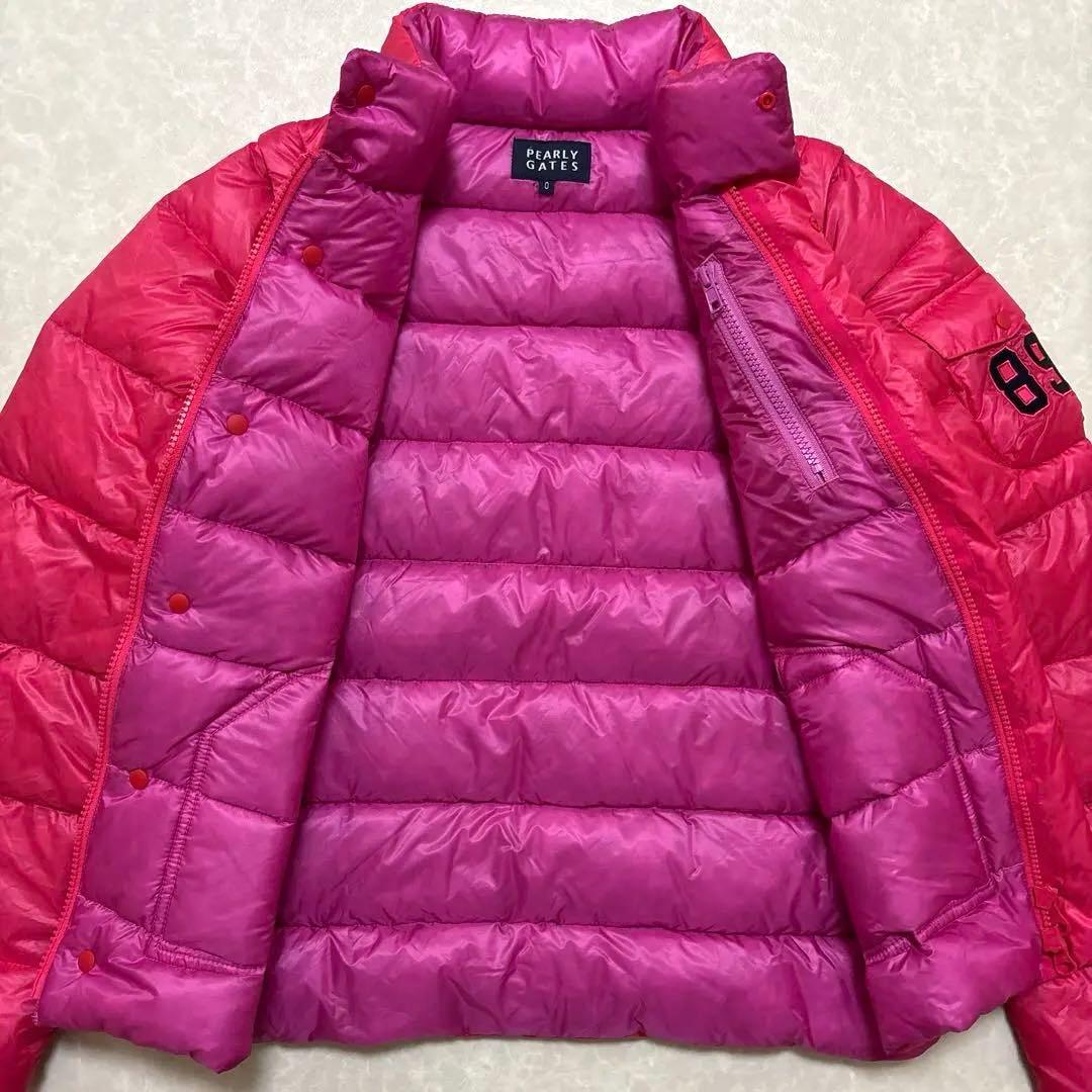 パーリーゲイツ★撥水★袖着脱可能★ダウンジャケット【レディース サイズ0（S）】