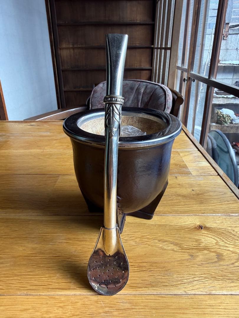 マテ & ボンビージャ 2点セットカミョネロ アルゼンチン製