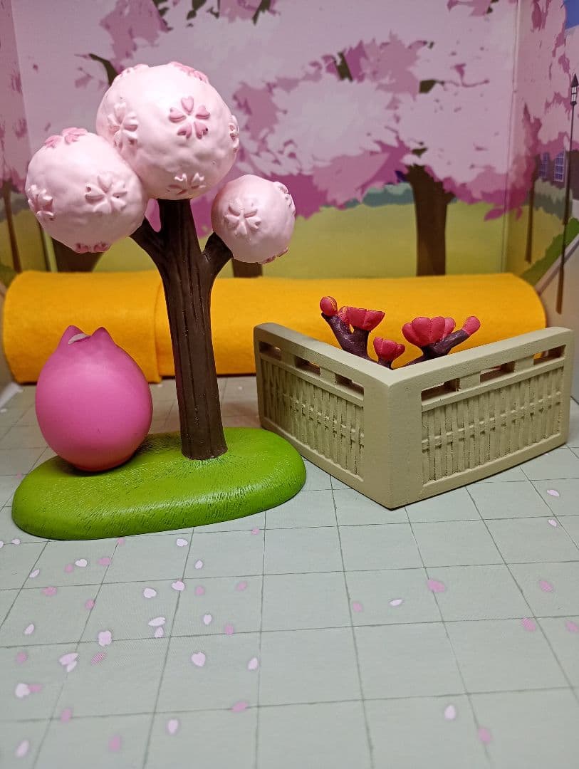 桜の木　だるま　梅の衝立　デコレ　コンコンブル