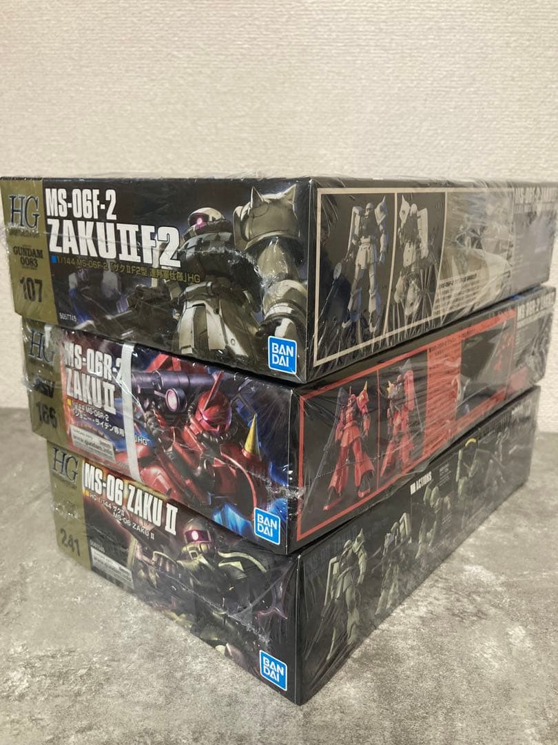 MS-06F-2 ZAKU2 セット3種