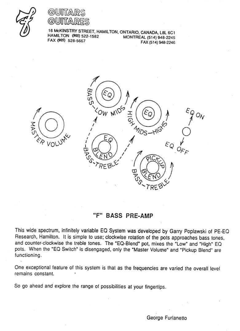 ベース F Bass bn-4 1993