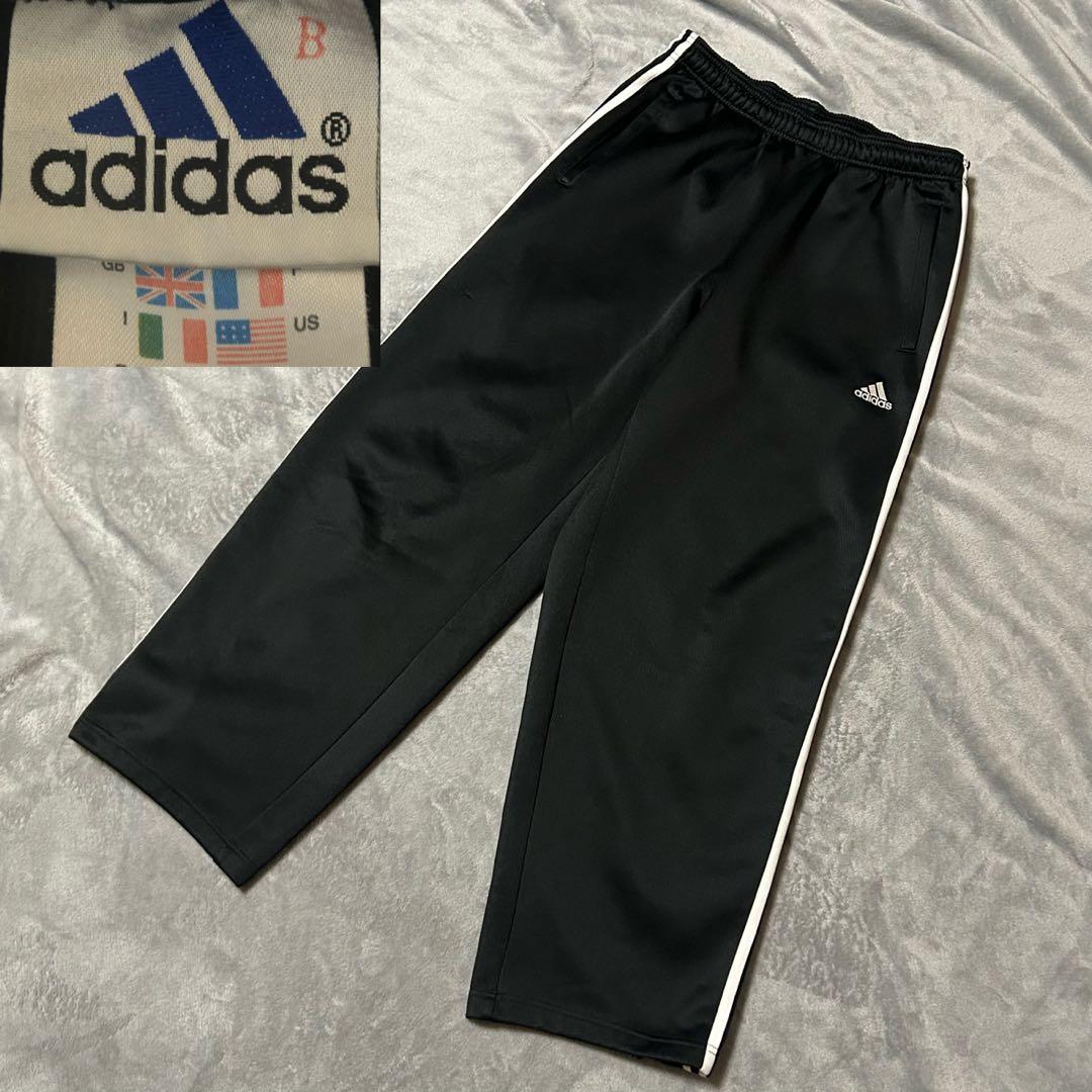 adidas トラックパンツ 90s ワイドレッグ ワイドパンツ