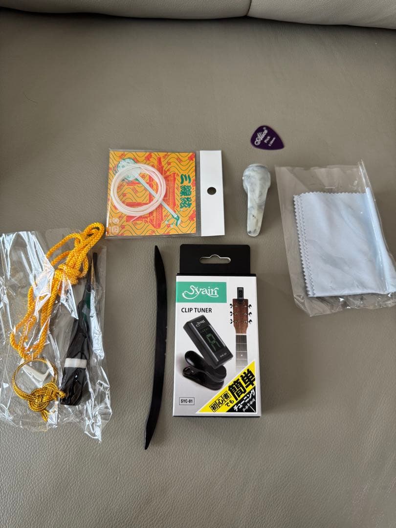 三線 蛇皮ボディ ケース付き