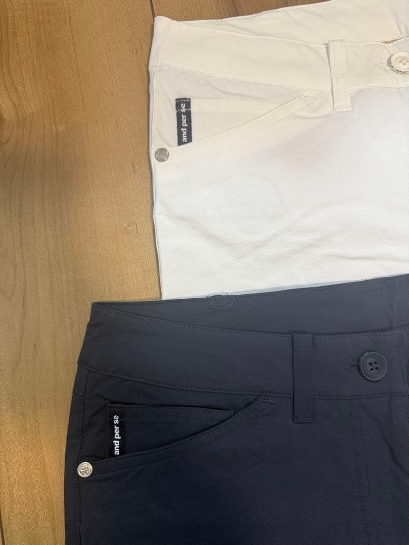 and per se パンツ 2色セット