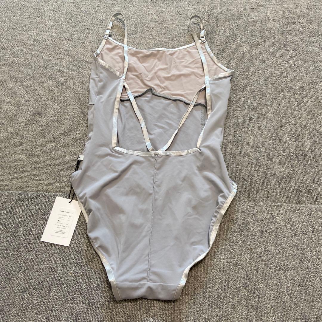 EMOIR バレエ キャミソールレオタード グレー