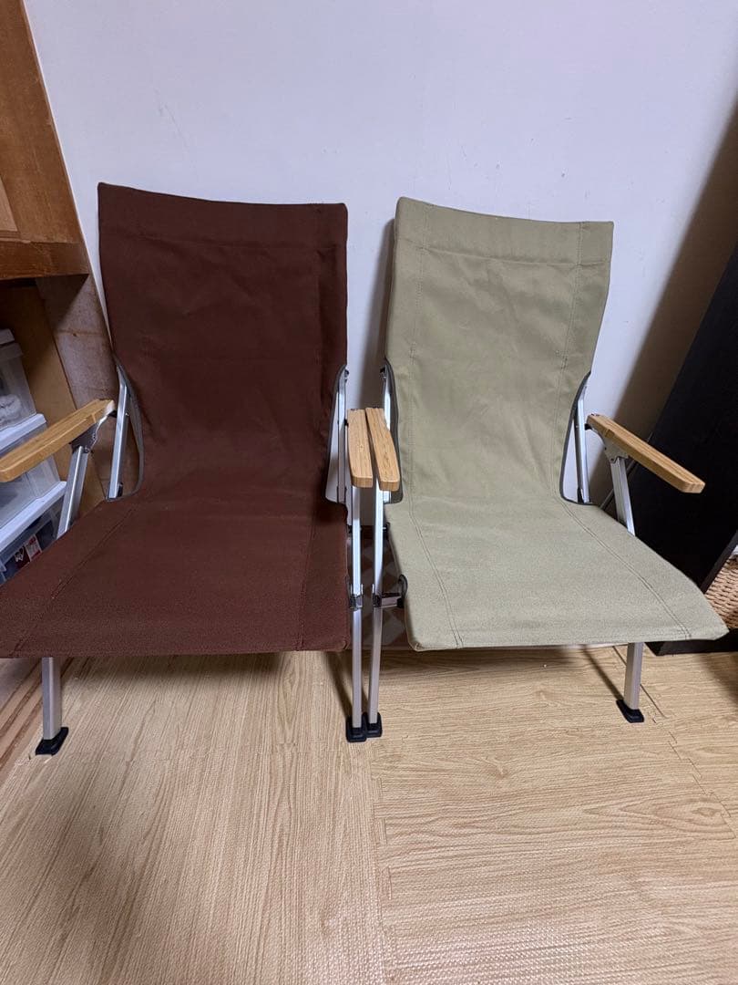 スノーピーク　ローチェア30（ブラウン・カーキ）