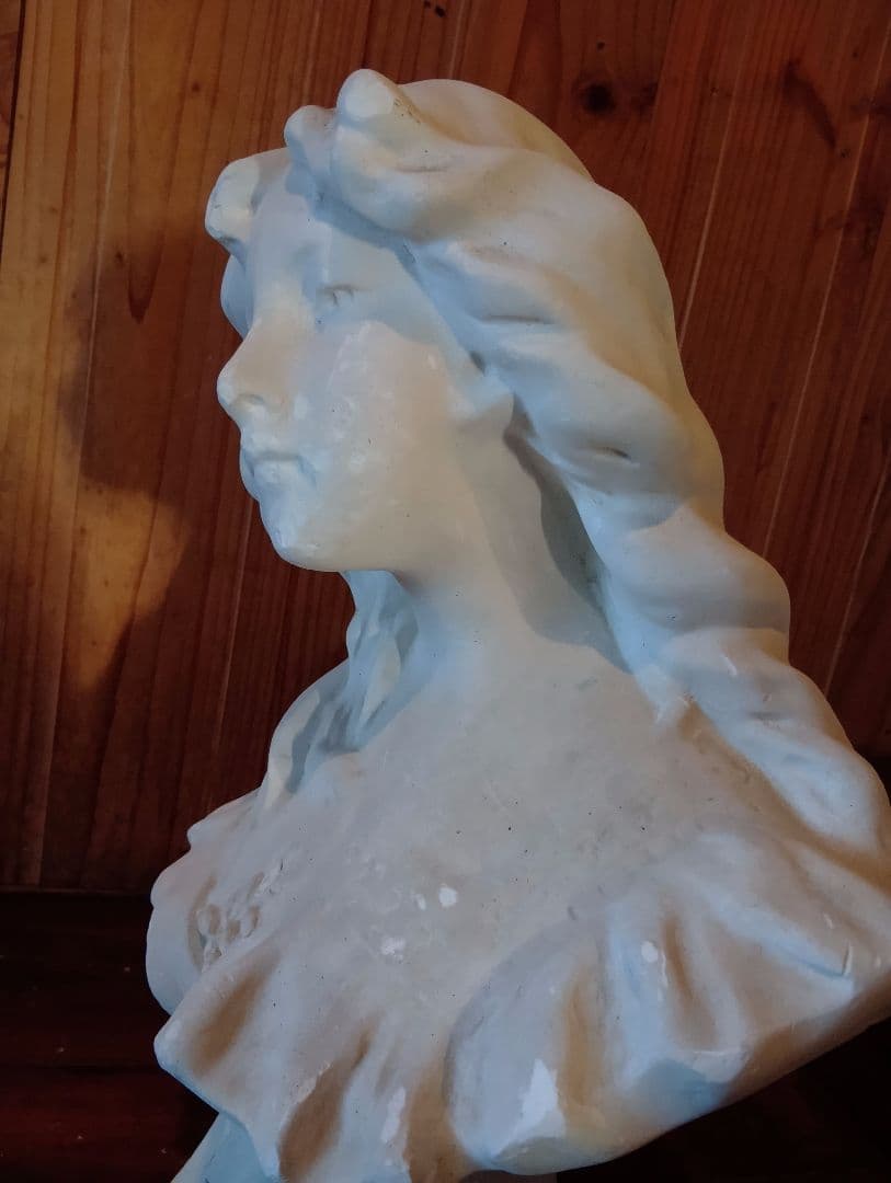 デッサン用　石膏像、スズランの少女と子供の2体セット　送料無料