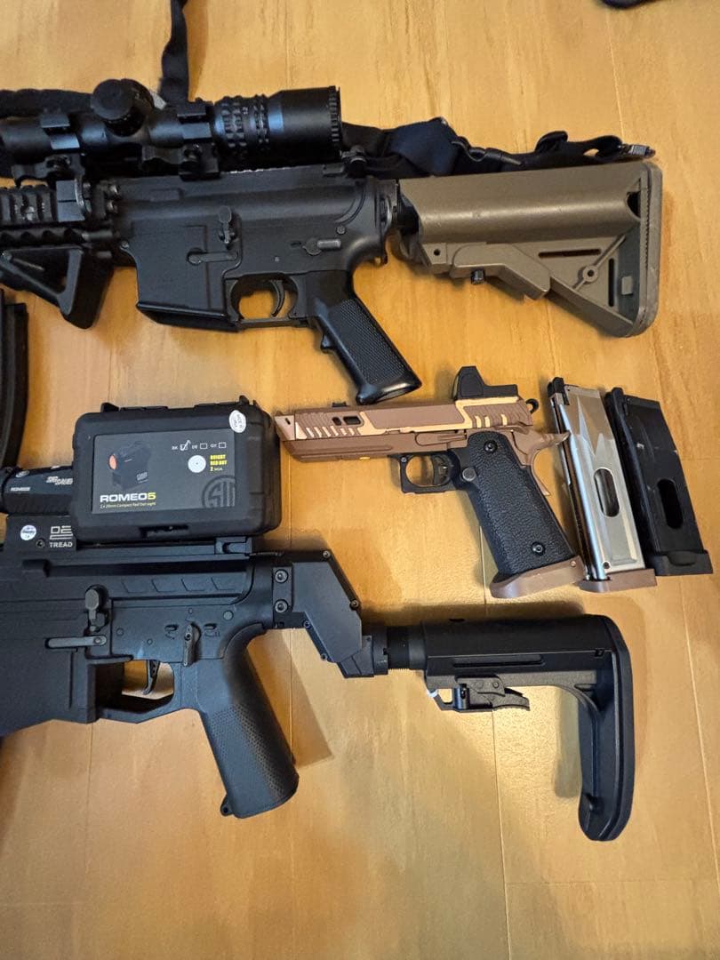 cat電動ガン/次世代mod1/co2ハンドガン/その他付属多数 3点セット