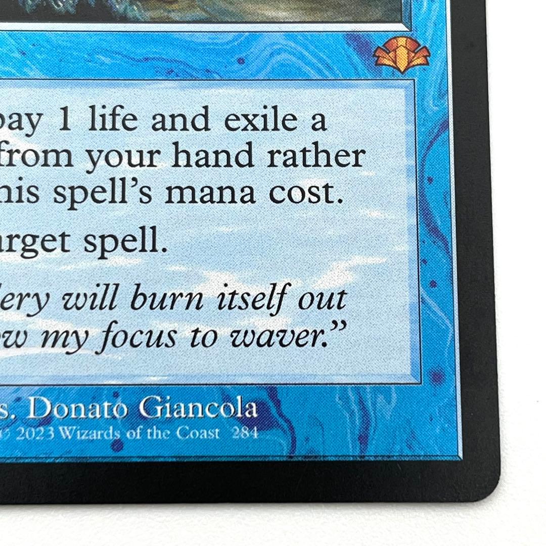 意志の力　旧枠　FOIL 英語　MTG