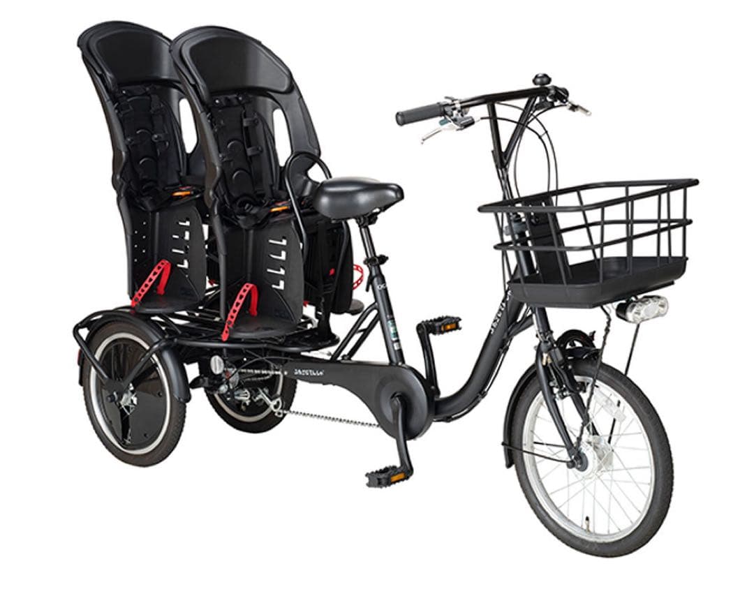 ※引き取りは6万円 ふたごじてんしゃ 双子 自転車 ブラック 2019年くろいろ