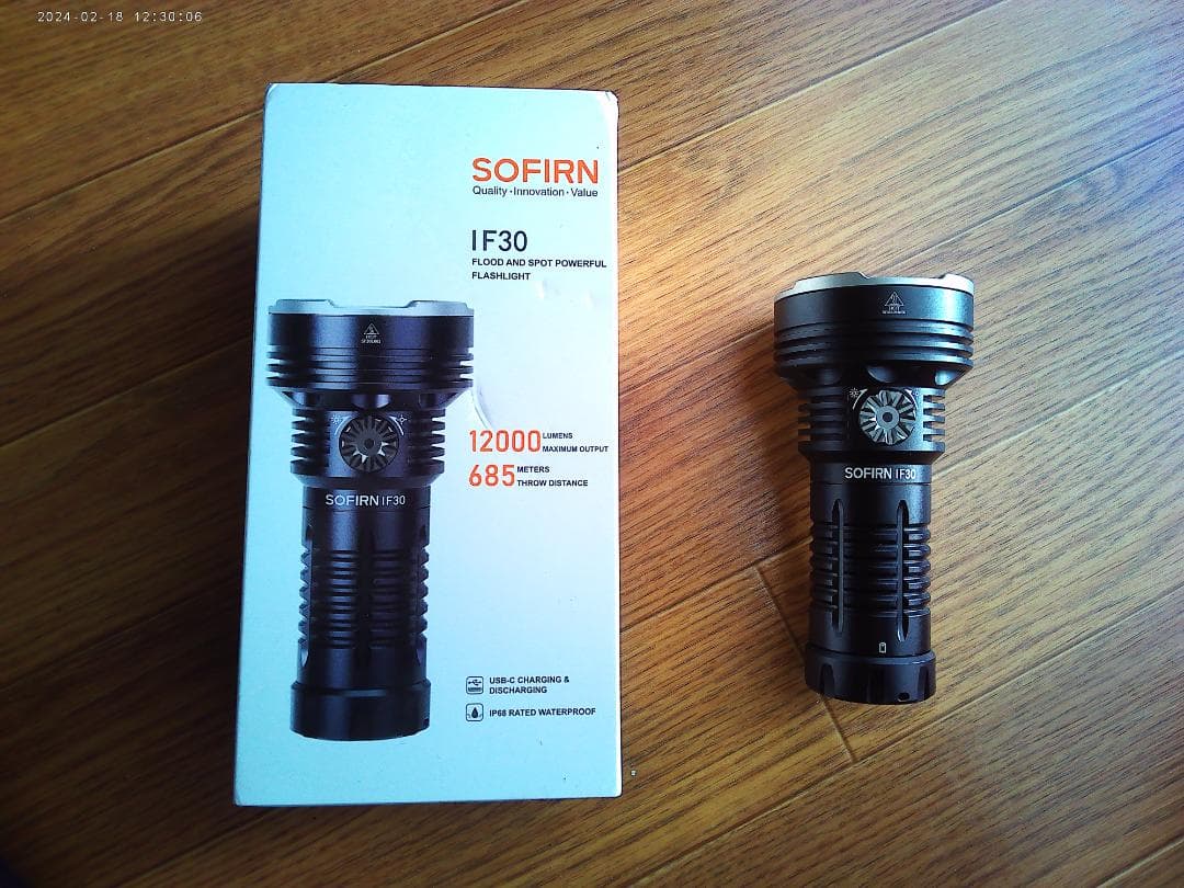 Sofirn IF30 懐中電灯 12000ルーメン