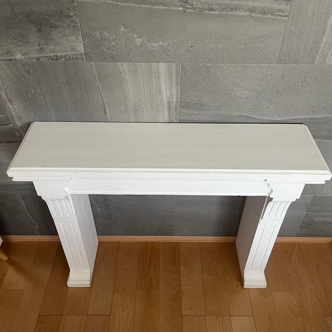 ホワイト木製マントルピース￥41,800 → ¥14,900