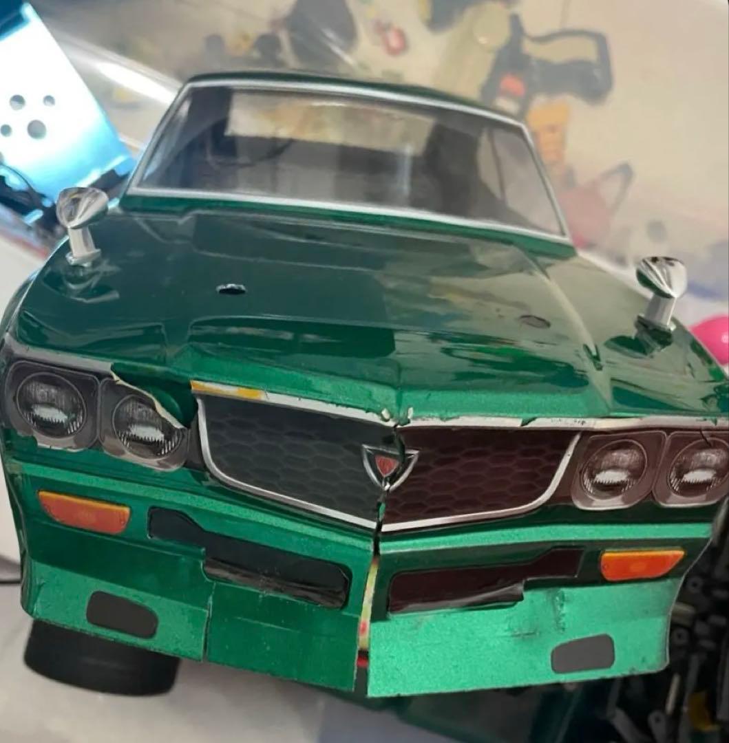 yokomo ラジコンカー ドリフト緑