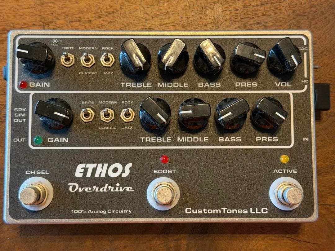 ETHOS Overdrive ギターエフェクター